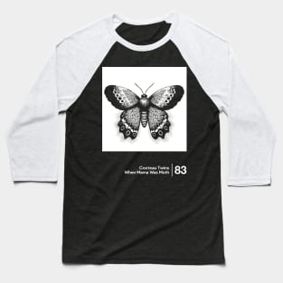 When Mama Was Moth - Minimalist Graphic Artwork Baseball T-Shirt